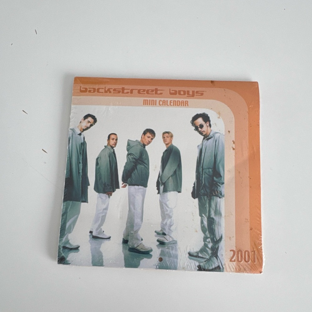 Backstreet Boys Mini Calendar 2001 Unopened. Sealed. Collectors 6”x6”